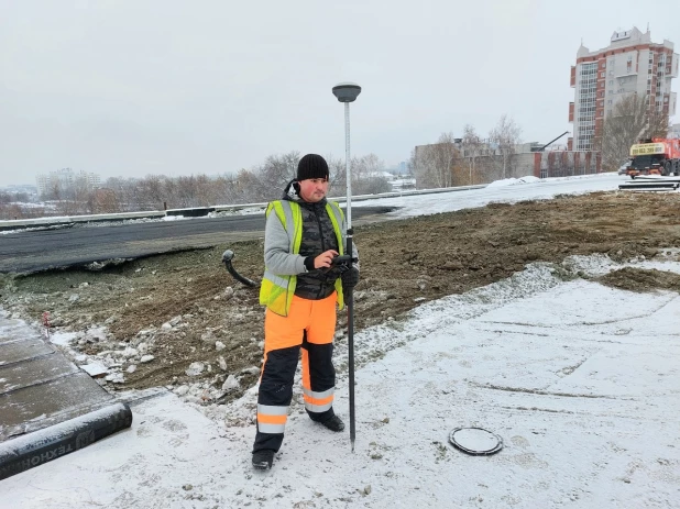 Реконструкция моста, ноябрь 2023.