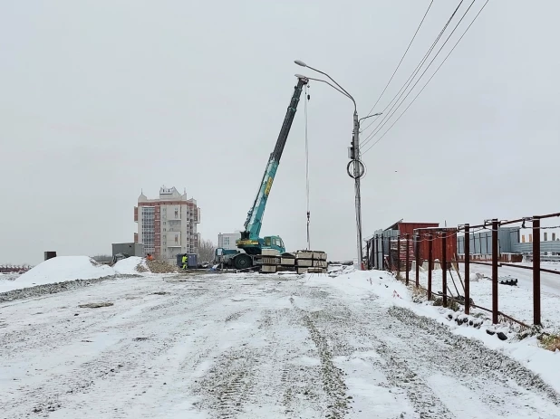 Реконструкция моста, ноябрь 2023.