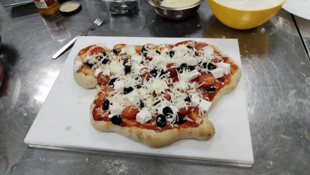 Мастер-класс по приготовлению пиццы.