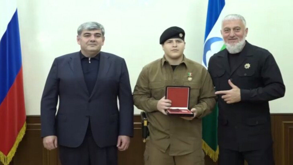 Сын Рамзана Кадырова получил свою седьмую награду