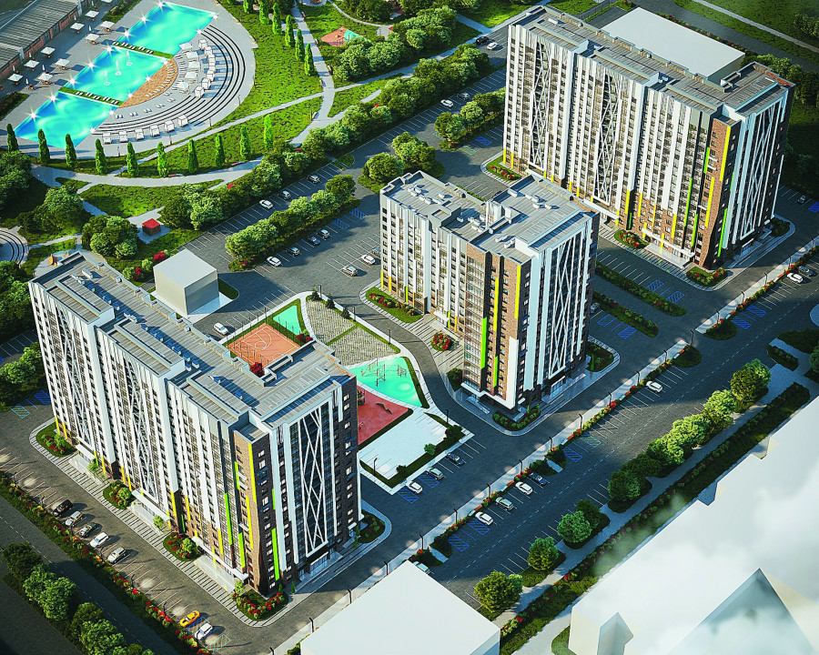 ЖК «Ёлочки» расположен в квартале 2035, рядом с новым городским парком.