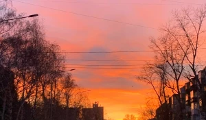 Осень в Барнауле. Закат. 