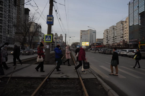 Перекресток на пр. Красноармейском. 