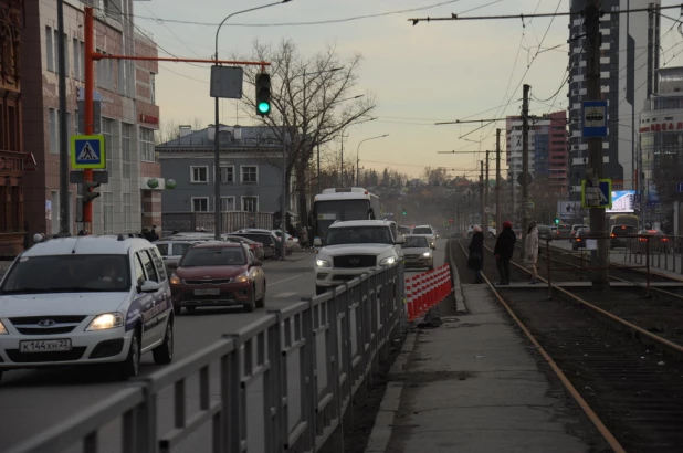 Перекресток на пр. Красноармейском. 