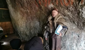Первый "Географический диктант" в Денисовой пещере.