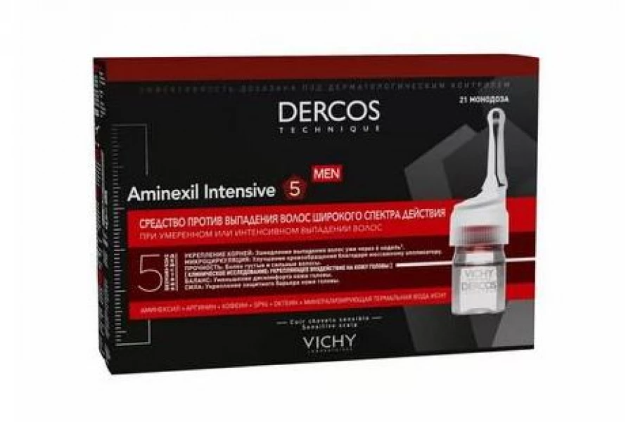 Ампулы Dercos Aminexil Intensive.