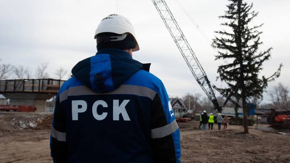 Строительство развязки на Змеиногорском тракте.