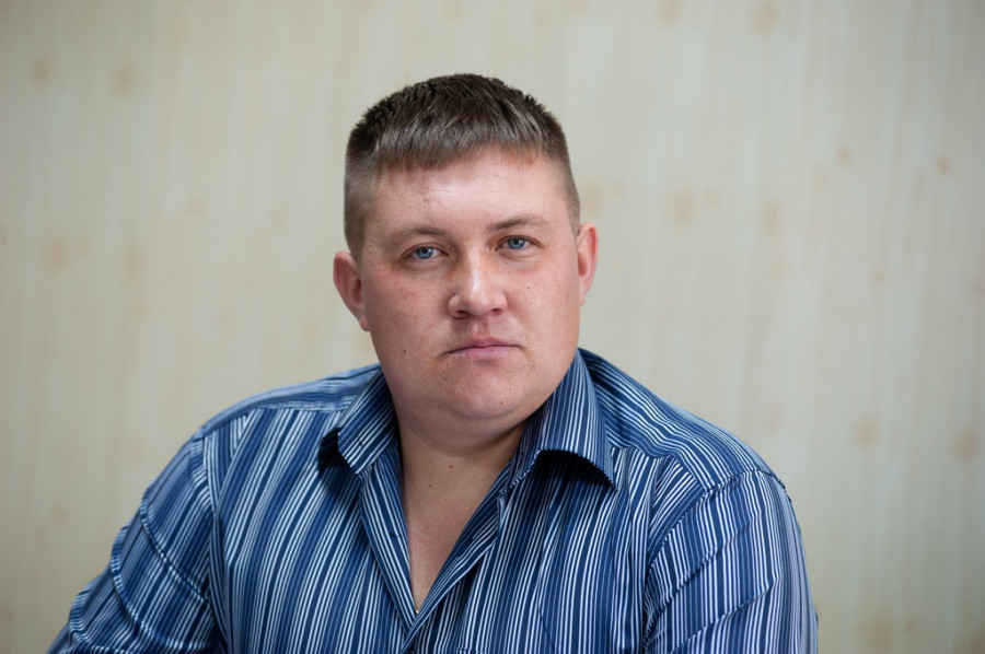 Евгений Степкин, водитель КамАЗа.