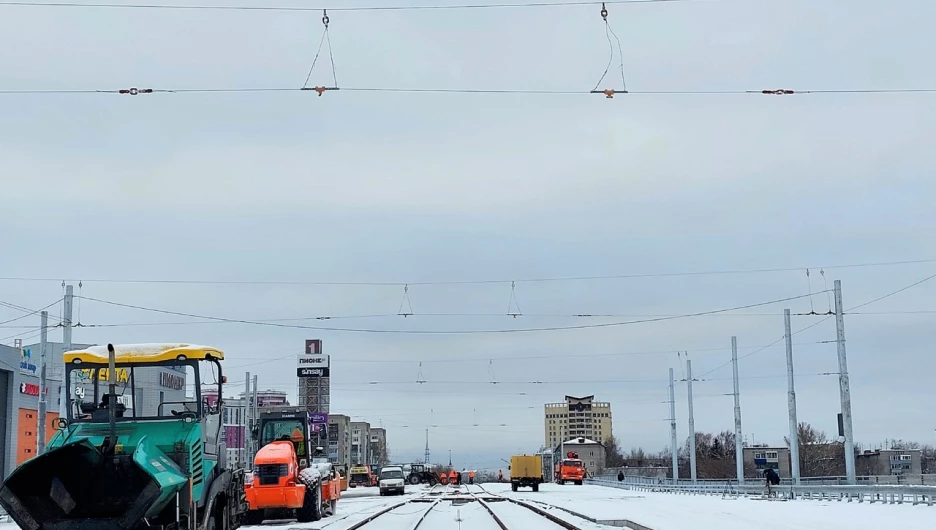 Три дня до открытия. Что сейчас происходит на мосту на пр. Ленина. 