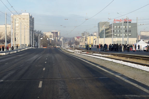 Открытие моста по пр. Ленина после реконструкции. 30 ноября 2023.