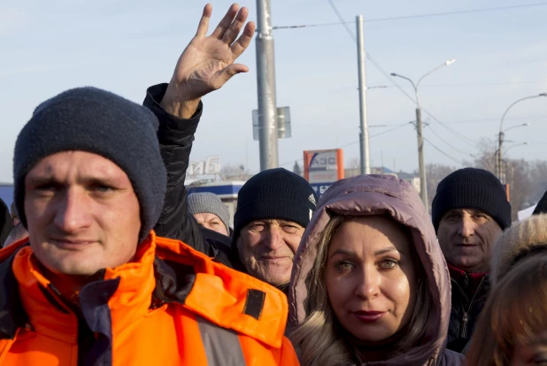 Открытие моста по пр. Ленина после реконструкции. 30 ноября 2023.