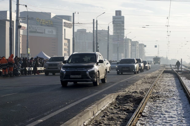 Открытие моста по пр. Ленина после реконструкции. 30 ноября 2023.