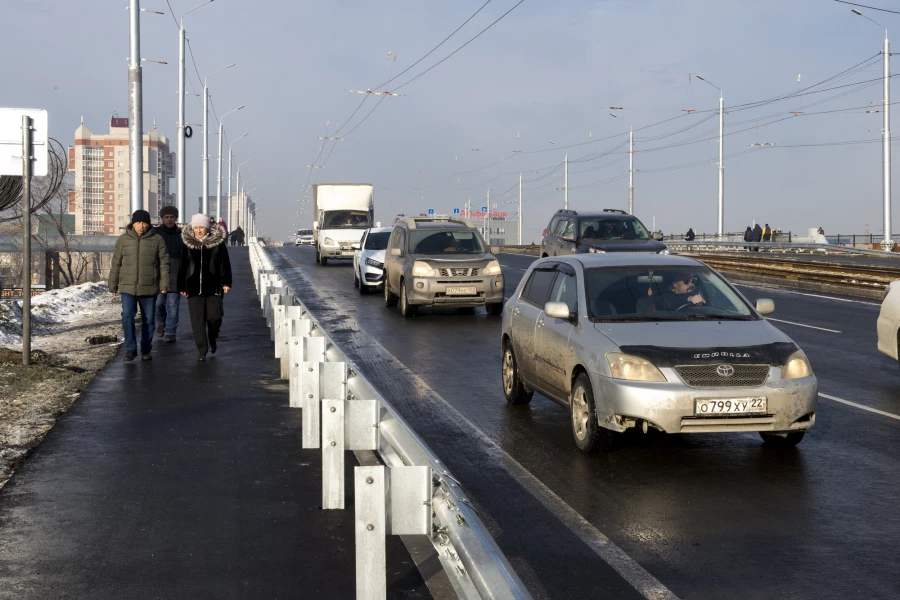 Открытие моста по пр. Ленина после реконструкции. 30 ноября 2023.