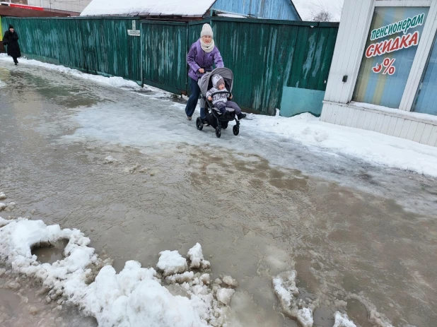 Барнаул днем 6 декабря.