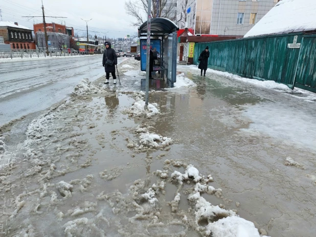 Барнаул днем 6 декабря.