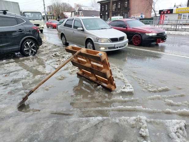 Барнаул днем 6 декабря.