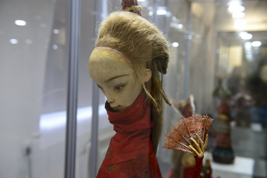 Открытие выставки кукол семьи Намдаковых.