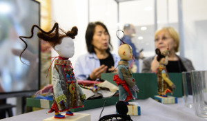 Творческая встреча на выставке кукол семьи Намдаковых. 