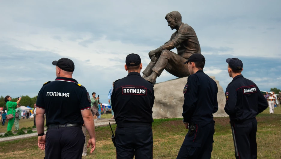 Полиция на Шукшинском фестивале. 