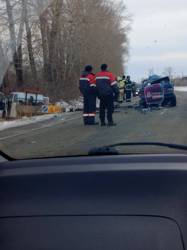 ДТП на трассе Бийск-Барнаул.