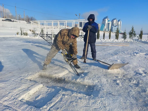 Как готовят Крещенский городок на Оби - 2024. 