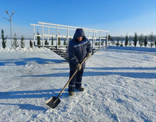 Как готовят Крещенский городок на Оби - 2024. 