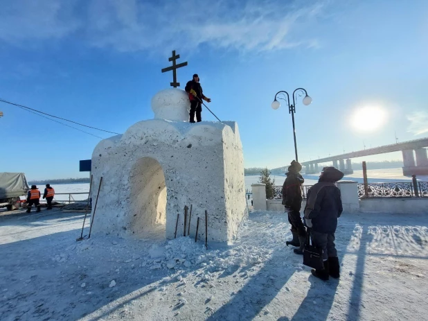 Как готовят Крещенский городок на Оби - 2024. 