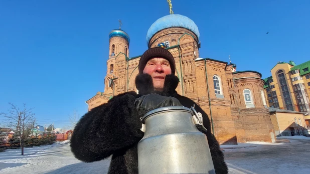 Богоявленская вода в Покровском соборе