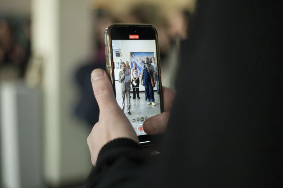 Открытие выставки.