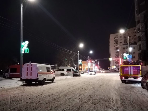 Эвакуация жильцов высоток в Кургане.