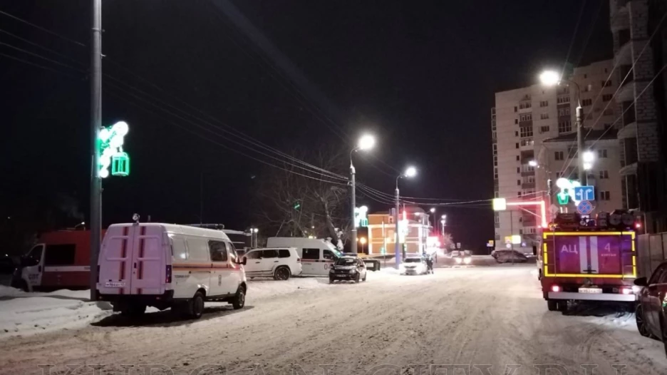 Эвакуация жильцов высоток в Кургане.