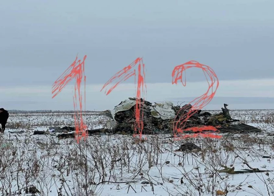 Ил-76 под Белгородом. 