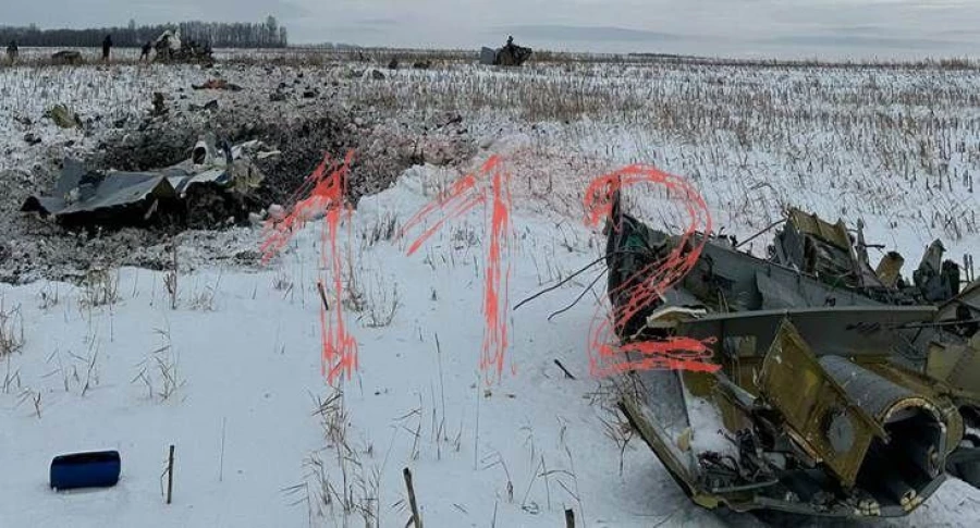 Ил-76 под Белгородом. 