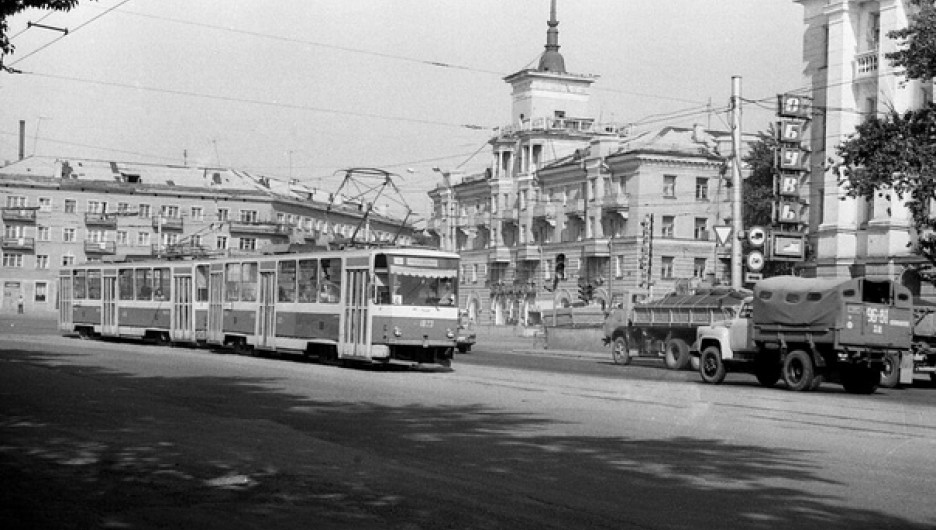Барнаул. Площадь Октября. 1989 год.