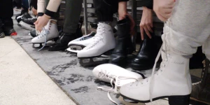 Массовое катание на коньках в "Титов Арене"