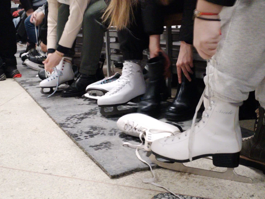 Массовое катание на коньках в &quot;Титов Арене&quot;