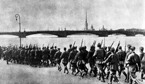 Блокадный Ленинград.