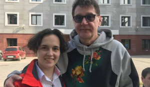 Анастасия Архипова с Сергеем Маковецким. 