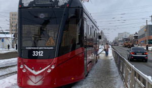 Новые белорусские трамваи - фоторепортаж.