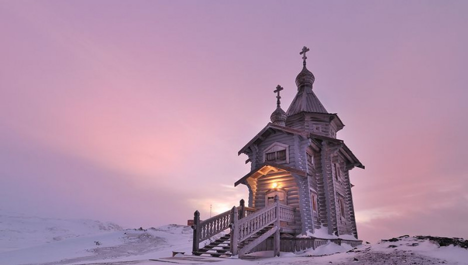 Храм Святой Троицы в Антарктиде.