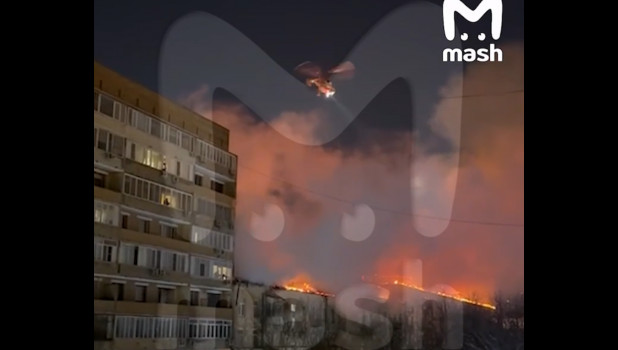 Пожар в Москве. 