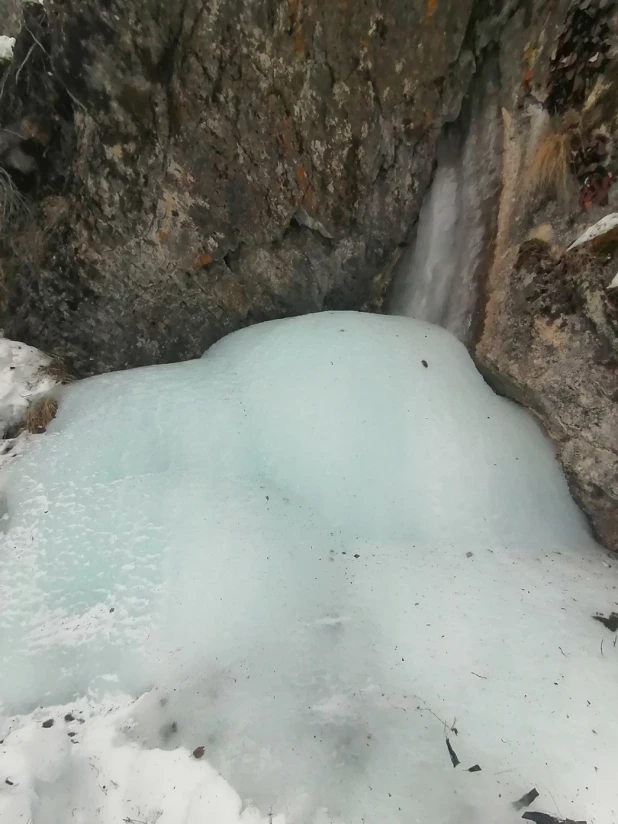 Зимний поход к водопадам на реке Шинок.