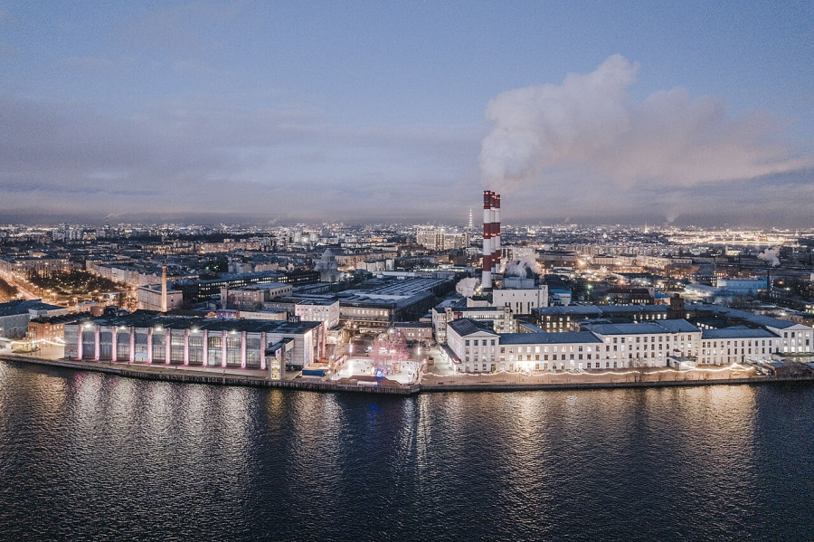 Вид на Севкабель Порт, Санкт-Петербург.