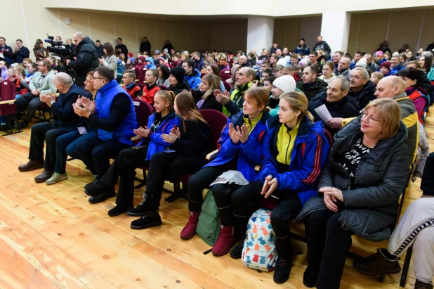 Встреча олимпийских чемпионов в Залесово. 