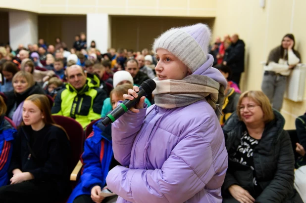 Встреча олимпийских чемпионов в Залесово. 