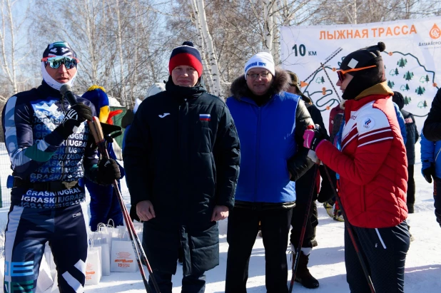 Встреча олимпийских чемпионов в Залесово. 