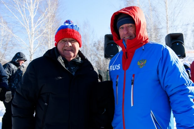 Встреча олимпийских чемпионов в Залесово. 