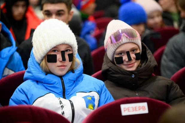 Встреча олимпийских чемпионов в Залесово. 