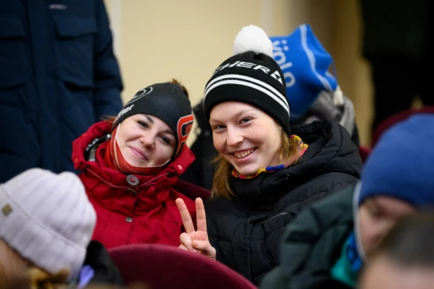 Встреча олимпийских чемпионов в Залесово. 