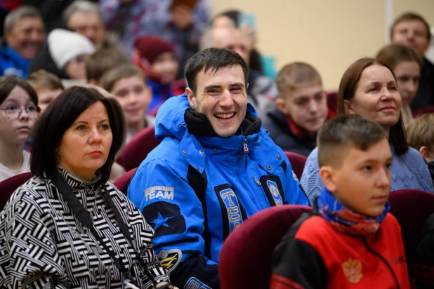 Встреча олимпийских чемпионов в Залесово. 